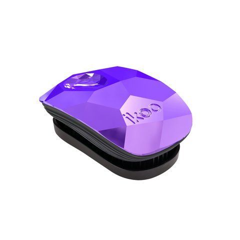 brush ikoo pocket black trophy wife | щітка-детанглер для сумочки 002-020-002 фото